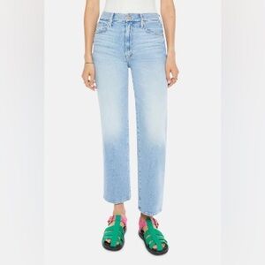 MOTHER The Rambler Ankle Straight Leg Jeans (Look Ma No Hands)